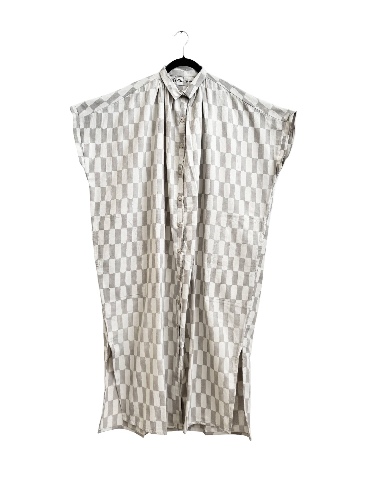 Elise Dress Grey Big Rectangle