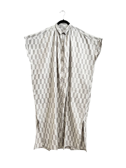 Elise Dress Grey Big Rectangle