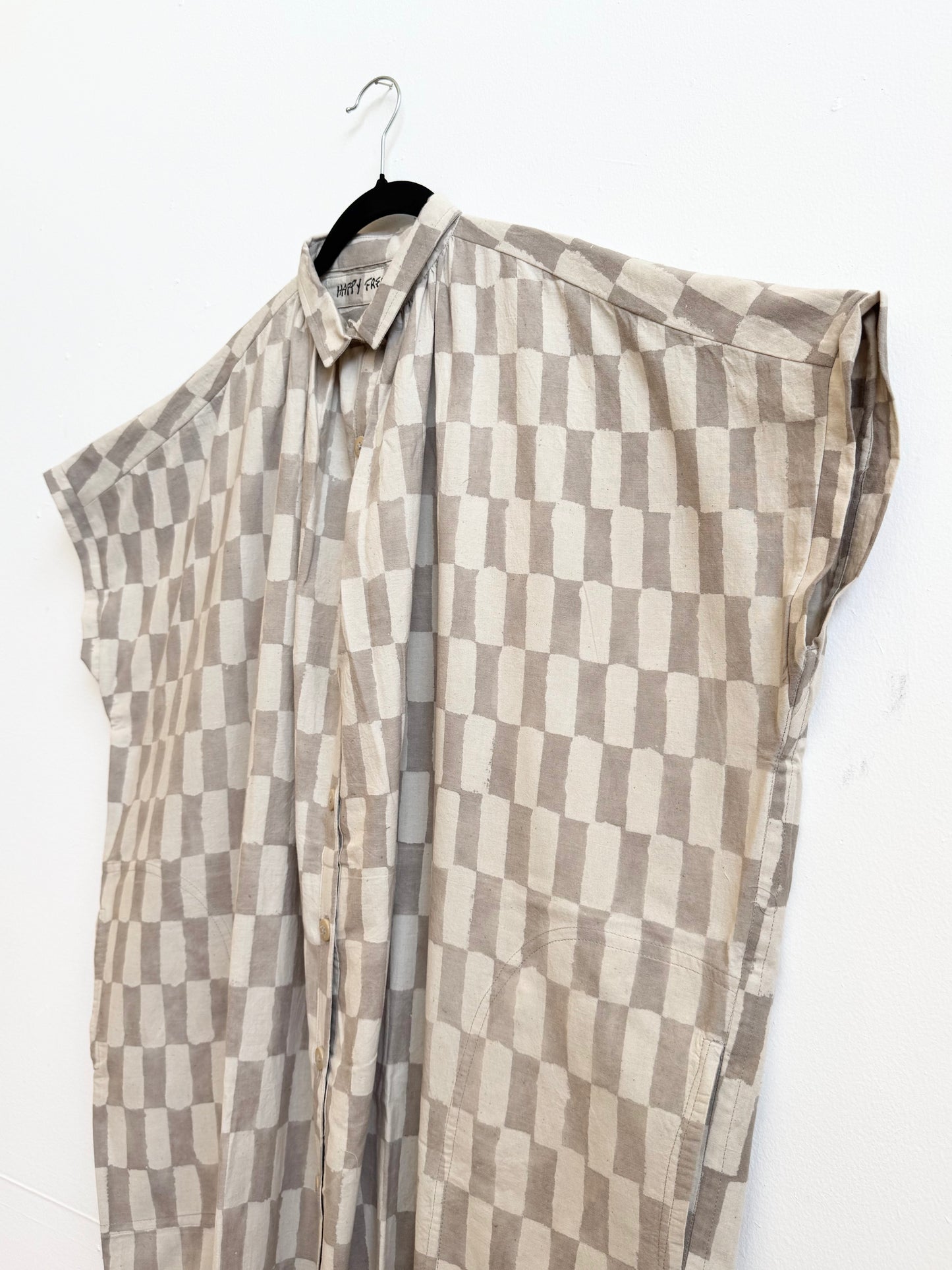 Elise Dress Grey Big Rectangle