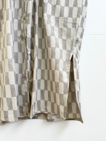 Elise Dress Grey Big Rectangle