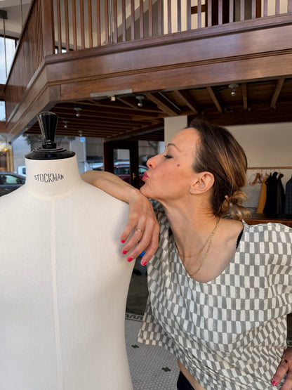 Zélia Top Petit Rectangle - Grey