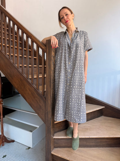 Elise Grey Dots