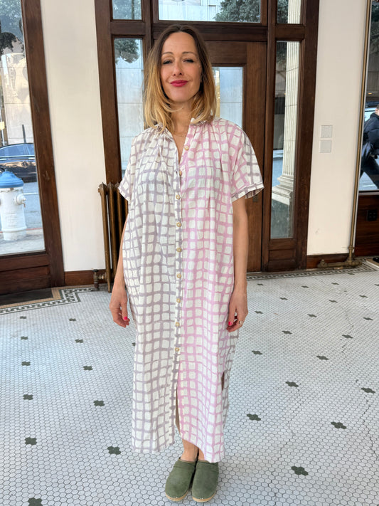 Elise Night Blue and Pink