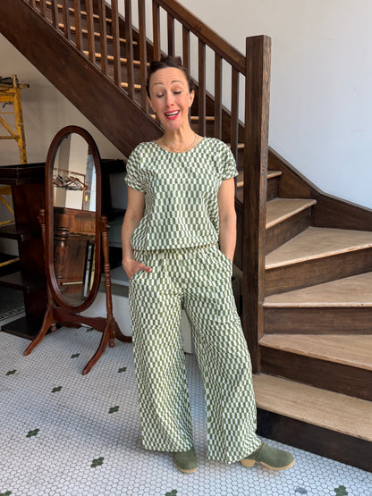 Zélia Top Petit Rectangle - Green