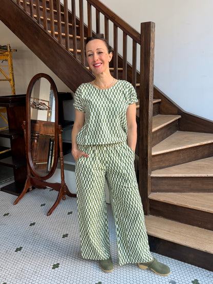 Zélia Top Petit Rectangle - Green