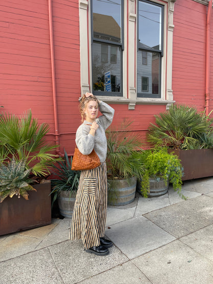 Tilda Skirt Black & Camel