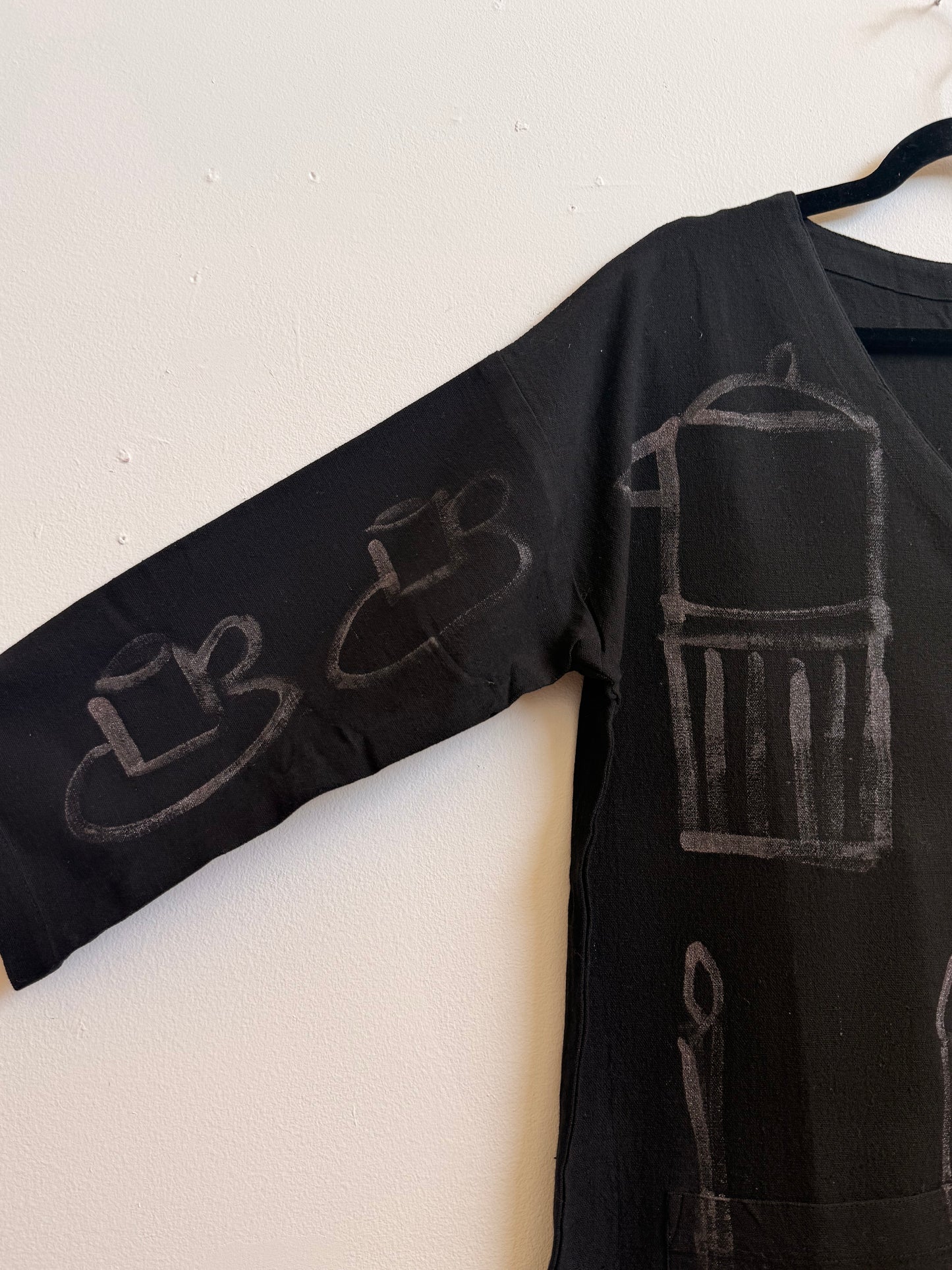 #111 Hand-painted Jumpsuit M/L - Le Gâteau