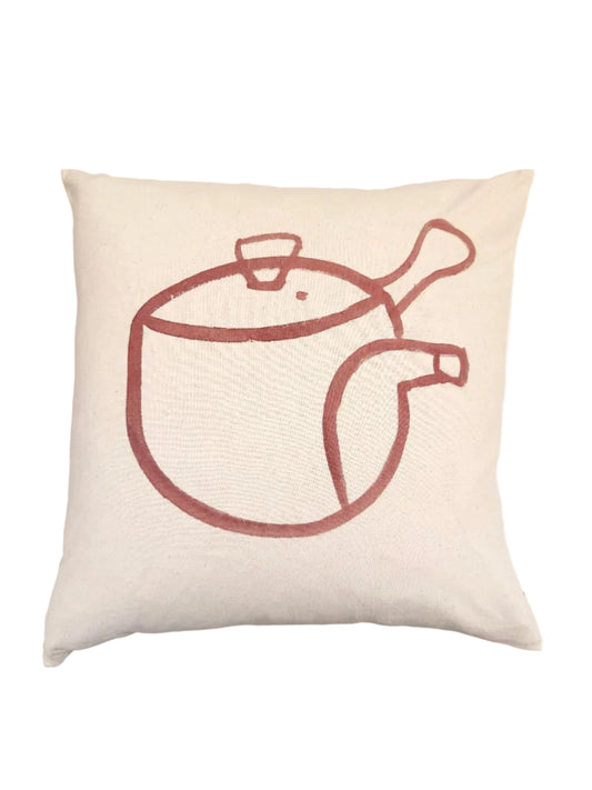 Teapot #3 Pillow 18x18in