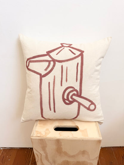 Coffee maker #3 Pillow 18x18in