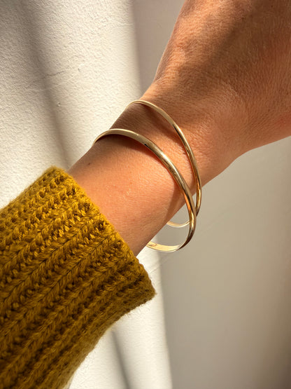 Dome Duo - 14K Gold