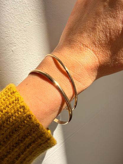 Dome Duo - 14K Gold