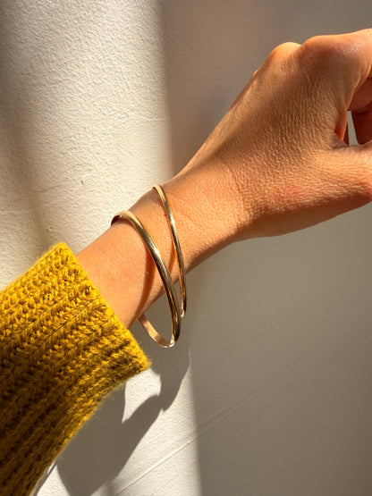 Dome Duo - 14K Gold