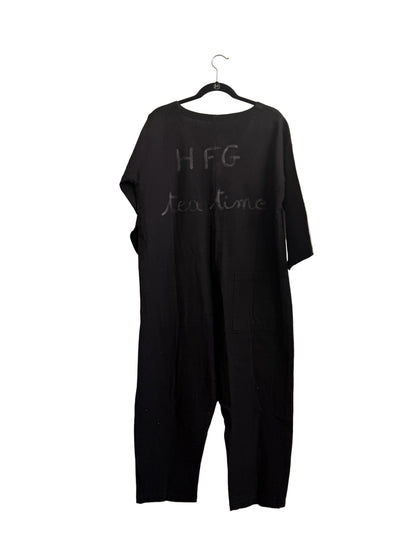 #113 Hand-painted Jumpsuit M/L - Tea Time