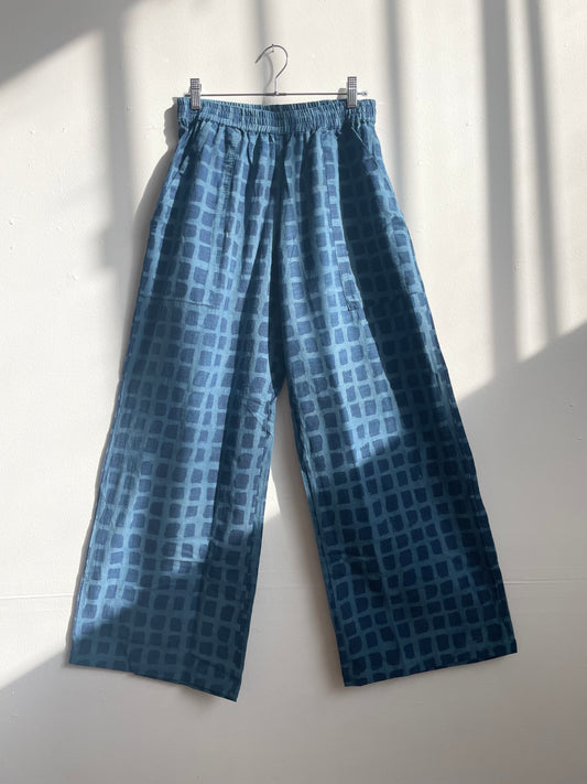 Omar Indigo Big Square Pants (XS-XXL)