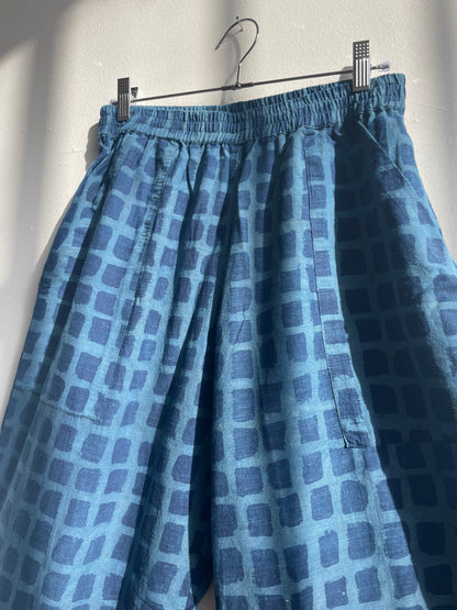 Omar Indigo Big Square Pants