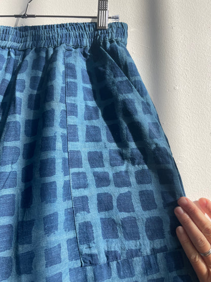 Omar Indigo Big Square Pants