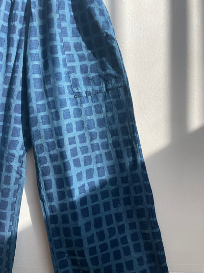 Omar Indigo Big Square Pants