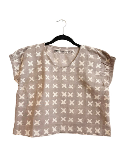 Zélia Top Grey Cross