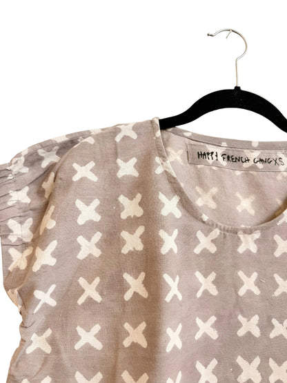 Zélia Top Grey Cross