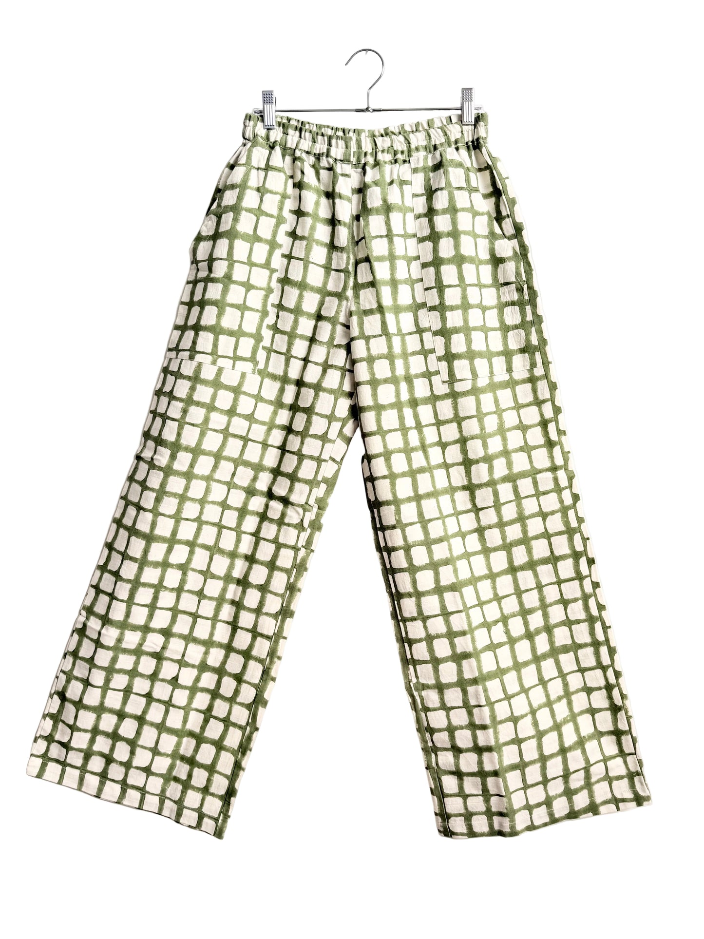 Omar Green Grid Pants