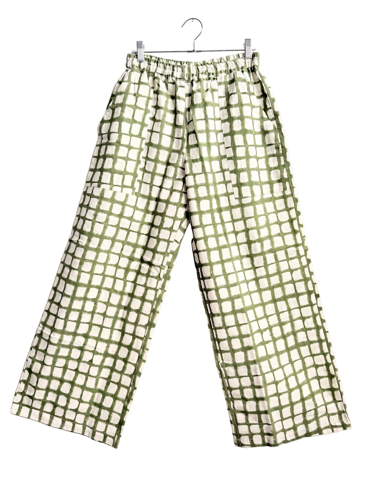 Omar Green Grid Pants