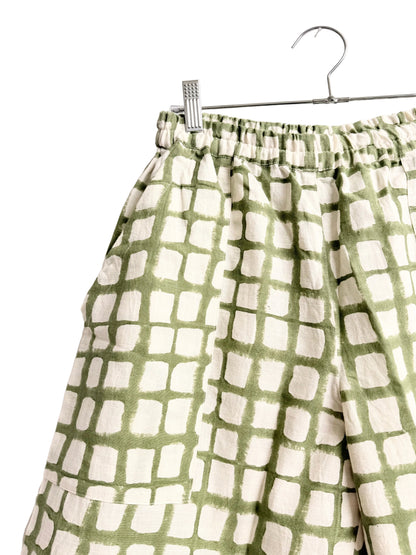 Omar Green Grid Pants