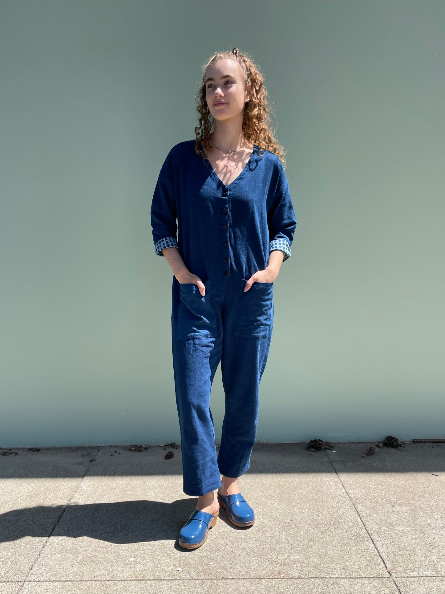 Indigo Jumpsuit (XS-XL)