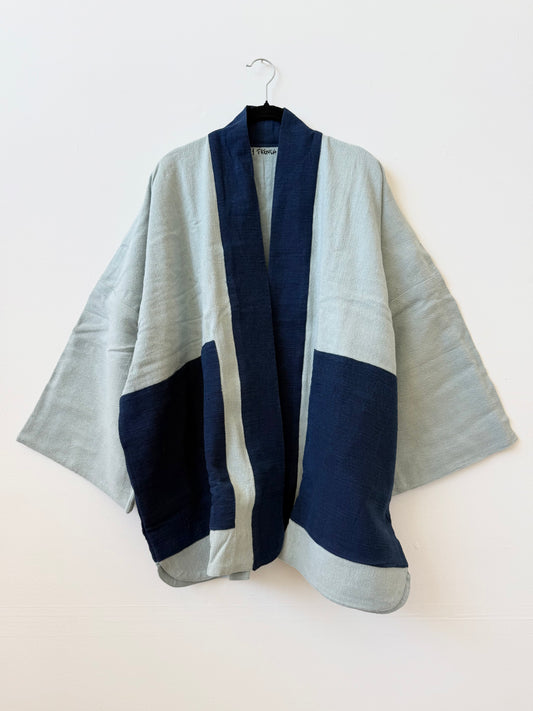 Indigo Light Waves Coat
