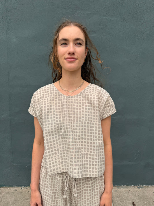 Zélia Top Grey Square