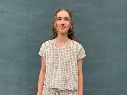 Zélia Top Grey Square
