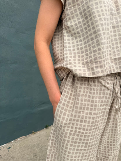 Zélia Top Grey Square