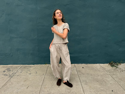 Zélia Top Grey Square