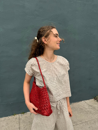 Zélia Top Grey Square