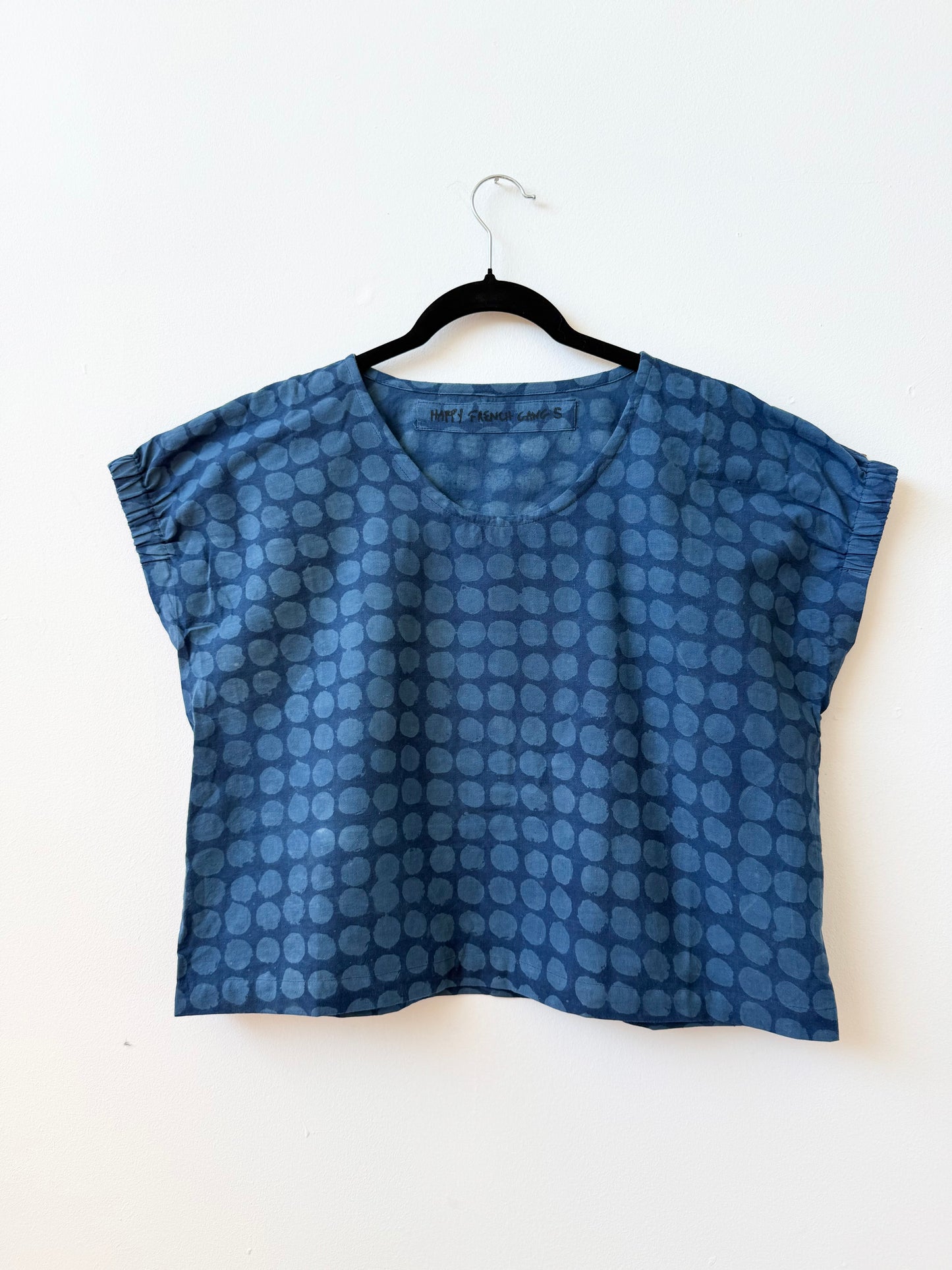 Zelia Indigo Big Dots