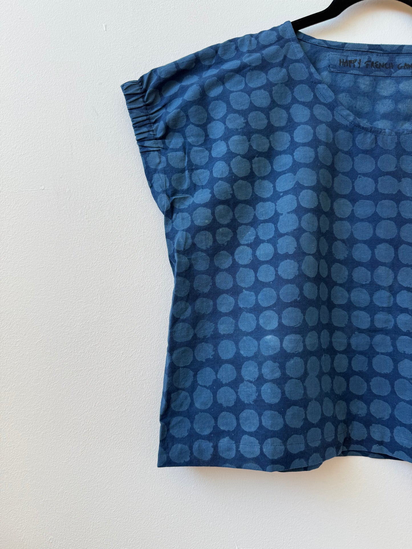 Zelia Indigo Big Dots