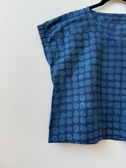 Zelia Indigo Big Dots