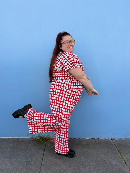 Omar Madder Grid Pants