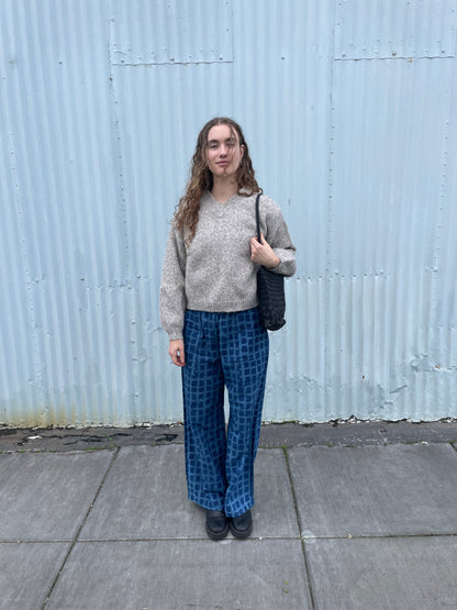 Omar Indigo Big Square Pants