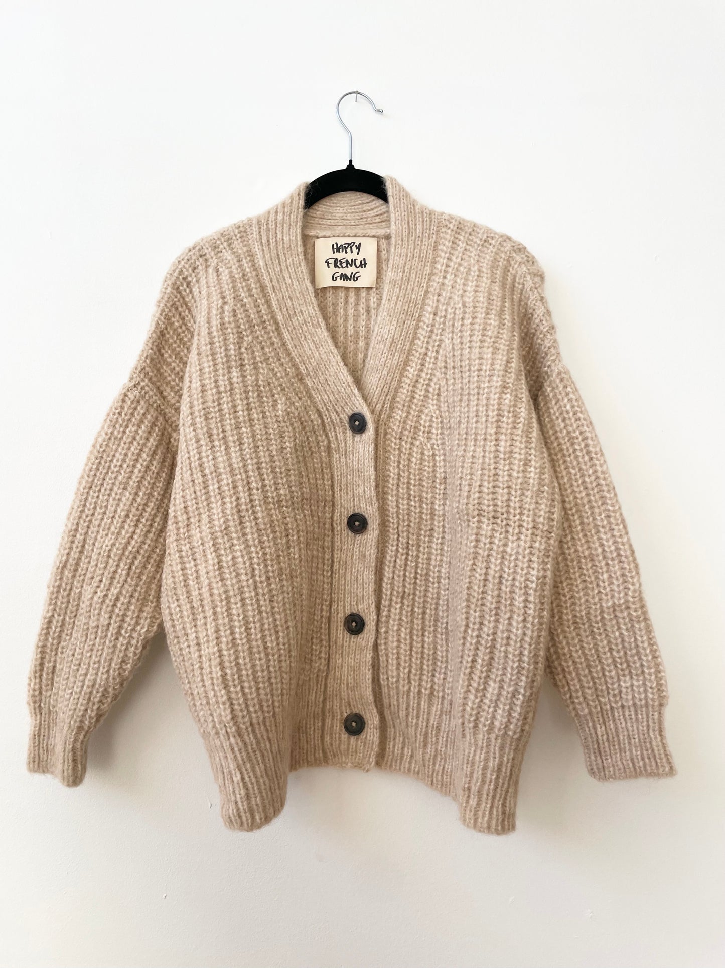 Vanilla Gaston Cardigan, Undyed Alpaca