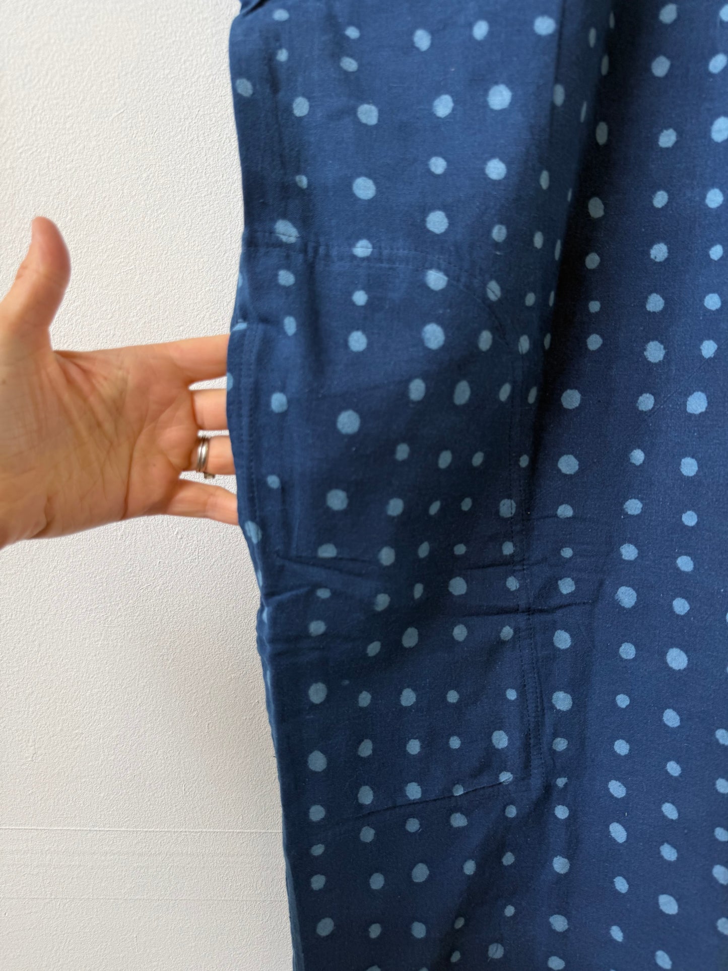 Elise Two Indigo Dots