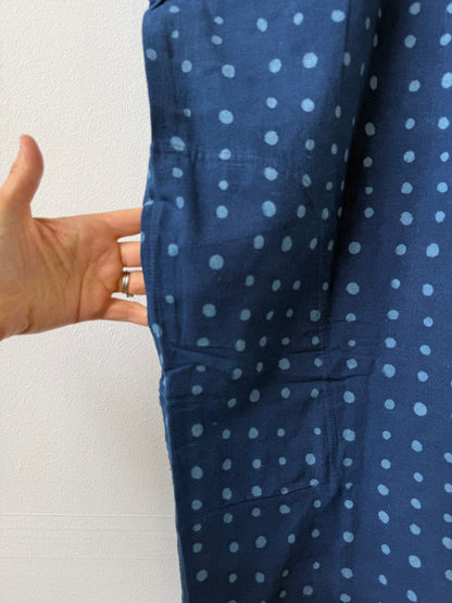 Elise Two Indigo Dots