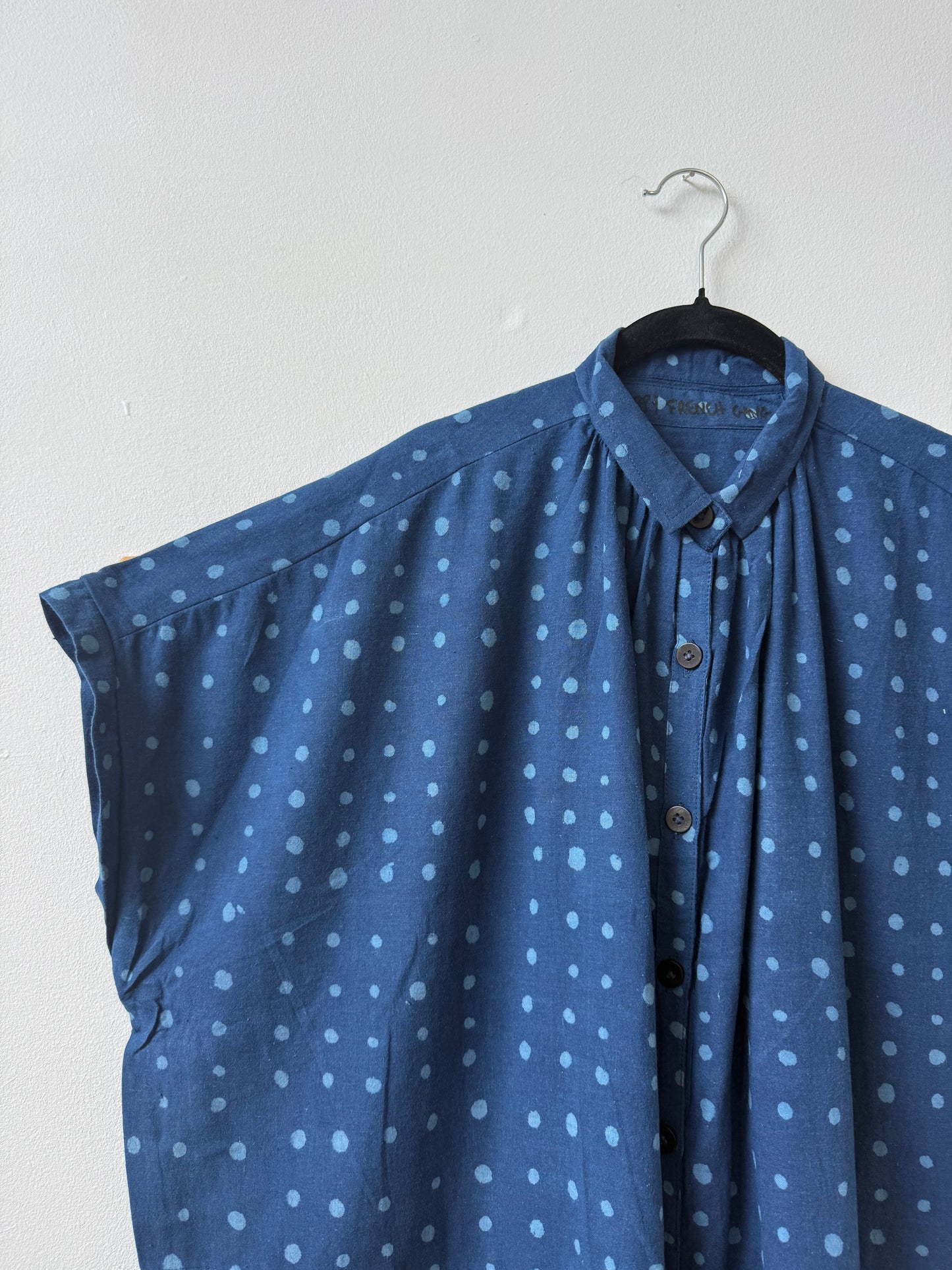 Elise Two Indigo Dots