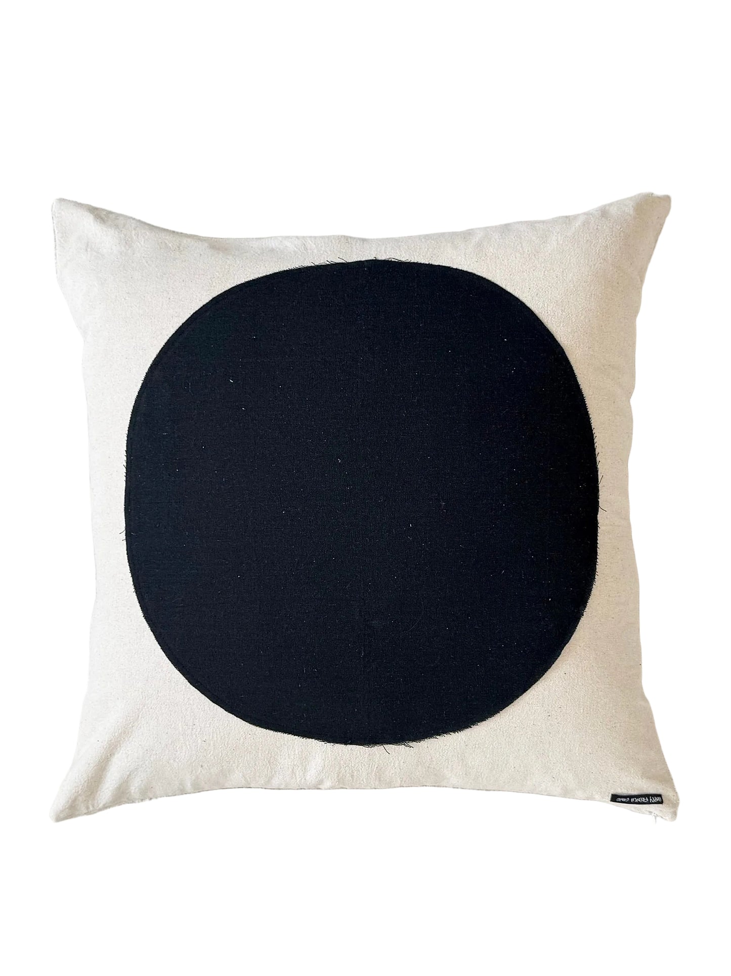 Black Moon & White Pillow 28x28in