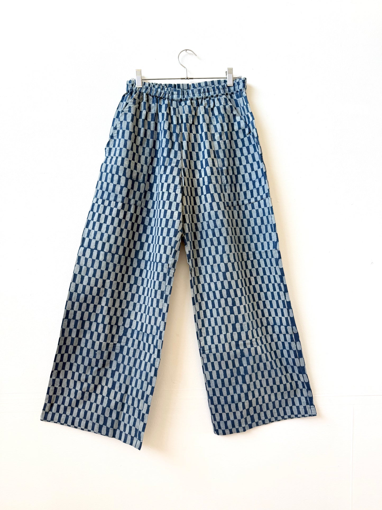 Omar Indigo Small Rectangles