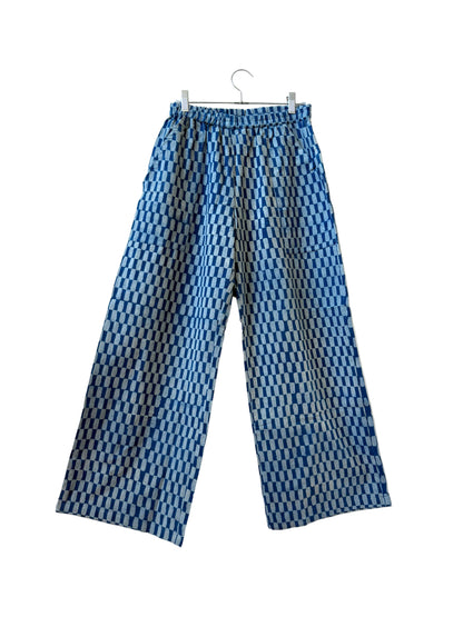 Omar Indigo Small Rectangles