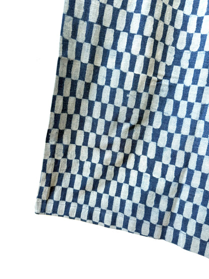 Omar Indigo Small Rectangles