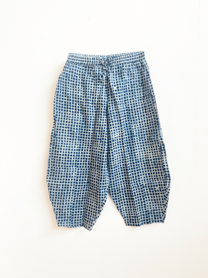Marius Indigo Check Uni-Size