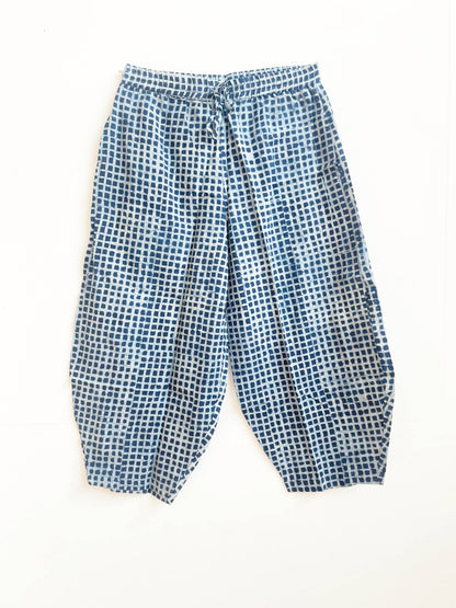 Marius Indigo Check Uni-Size