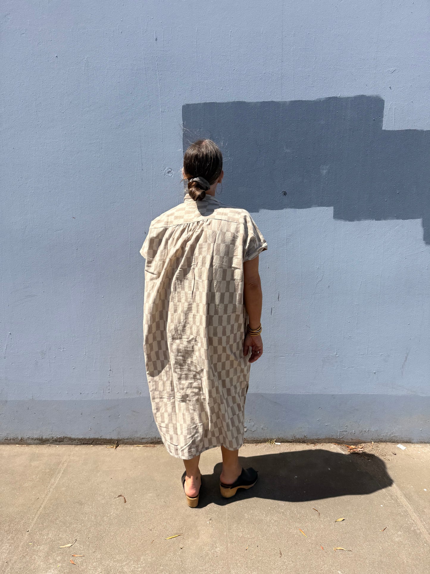 Elise Dress Grey Big Rectangle