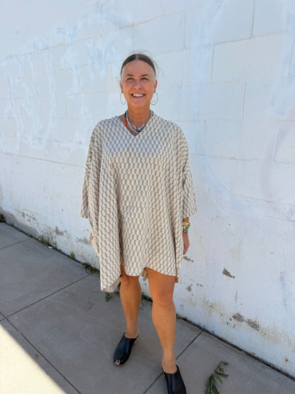 Dress / Tunic Grey Small Rectangle